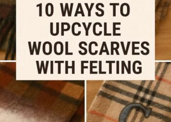 10 Ways to Upcycle Old Wool Scarves with Felting – Felting