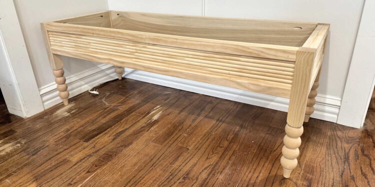 DIY Upholstered Bench – How To Build The Bench Base