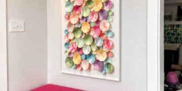 Dining Room Sconce Makeover, Bench Color Options, and Artwork Inspiration Mockup