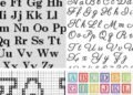 Easy Fonts to Add to Your Cross Stitch – Cross-Stitch