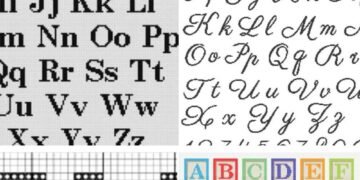 Easy Fonts to Add to Your Cross Stitch – Cross-Stitch Easy Fonts to Add to Your Cross Stitch – Cross-Stitch