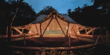 Ekarth Studio crafts Chennai university building from bamboo Ekarth Studio crafts Chennai university building from bamboo