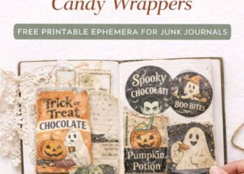 Freebie Friday – Vintage Halloween Candy Wrappers (Printable Ephemera) – Scrap Booking