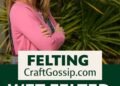 How to Wet Felt an Embellished Clutch Purse by Natasha Smart Textiles – Felting