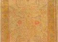 Large Antique Turkish Oushak Rug Large Antique Turkish Oushak Rug