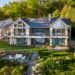 Modern lakeside house harmonizes with its serene setting of Lake Winnipesaukee