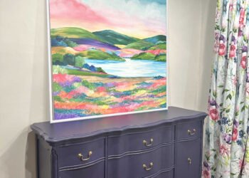 My Finished Landscape Painting For The Dining Room (Plus Framing Options)