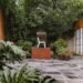 Recycled-plastic plinths hold furniture at "secret" Barragán house in Mexico City Recycled-plastic plinths hold furniture at "secret" Barragán house in Mexico City