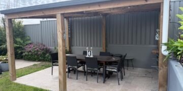 Rustic Timber Pergola Adelaide | Outdoor Entertaining