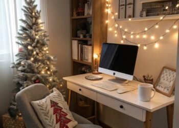 Tired of the Same Old Office Setup? These 7 Christmas Decor Ideas Bring Instant Holiday Happiness